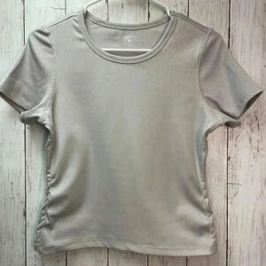 Layer 8 Sporty/Athletic Top Size Small Color Gray
